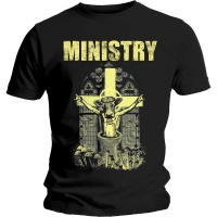 Ministry Holy Cow Block Letters Mens Black T-Shirt Photo