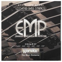 Warwick 38401M6 EMP Coated Series 25-135 Medium 6 String Stainless Steel Long Scale Coated Bass Guitar Strings Photo