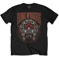 Guns N' Roses Australia Mens Black T-Shirt Photo