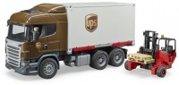 Bruder Toys - Scania R-Series Ups Logistics Truck W/Forklift Photo
