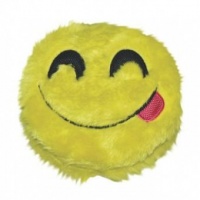 MCP - Happiness Emoji Plush Dog Toy with Squeaker Photo