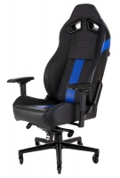 Corsair - T2 Road Warrior Gaming Chair - Black/Blue Photo