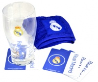 Real Madrid - Club Crest Wordmark Mini Bar Set Photo