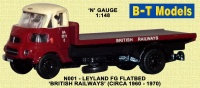 B T Models B-T Models - 1/148 - Leyland FG Flatbed - British Railways Photo