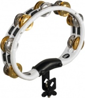 Meinl TMT2M-WH Double Row Mountable Recording-Combo ABS Tambourine with Dual-Alloy Jingles Photo