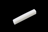 Allparts Acoustic Guitar Slotted Bone Nut - White Photo