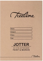 Treeline - A4 Scribbler Feint & Margin Soft Cover - 72 Page Photo