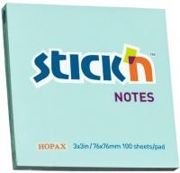 Stickn Stick'n - Adhesive Notes 76x76mm - Pastel Blue Photo