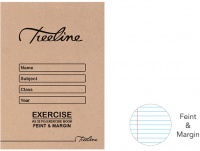 Treeline - A5 32 pg Feint & Margin Exercise Book Photo