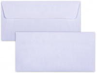 LEO - DLB Gummed Envelopes - White Opaque Photo