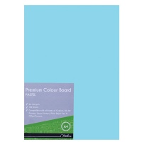 Treeline - A4 Pastel 160gsm Project Board - 100 Sheets Blue Photo