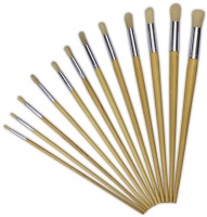Treeline - Long Handle Brushes Round Synthetic Size 1-12 Set Photo