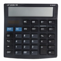 SDS - 12 Digit Dual Power Compact Desk Calculator Photo