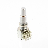 Allparts 250K and 250K Solid Shaft Stacked Concentric Audio Potentiometer Photo