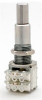 Allparts 500K and 500K Solid Shaft Stacked Concentric Audio Potentiometer Photo