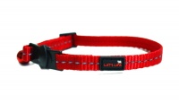 Cats Life Cat's Life - Reflective Supersoft Webbing Cat Collar - Red Photo