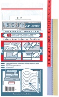 Treeline - Transparent Index Press Tabs - Red Photo