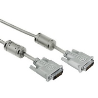 Hama - DVI Connecting Cable Dual Link DVI Plug - DVI Plug 1.8 m Photo