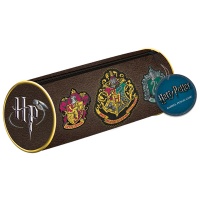 Harry Potter - House Crests Barrel Pencil Case Photo