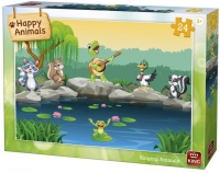 King Puzzle - Happy Animals - Singing Animals Puzzle Photo
