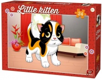 King Puzzle - Little Kittens & Dogs - Kitten at Home Puzzle Photo