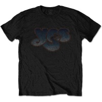 Yes Vintage Logo Men's Black T-Shirt Photo