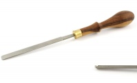 Allparts Double Edge Round Crowning File with Rosewood Handle Photo