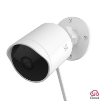 Yi - Bullet 1080P 110 Mirco SD Slot Outdoor Camera - White Photo