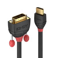 Lindy 3m HDMi to DVi-D Cable Black Photo