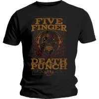 Five Finger Death Punch Wanted Men's Black T-Shirt Photo