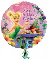 Anagram - 18" Circle Foil Balloon - Tinker Bell Happy Birthday Photo