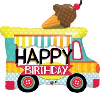 Qualatex - 36" Supershape Foil Balloon - Birthday Ice Cream Truck Photo