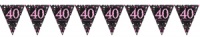 Amscan - Sparkling Pink Celebration 40th Birthday - Bunting Photo