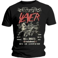 Slayer Vintage Flyer Men's Black T-Shirt Photo