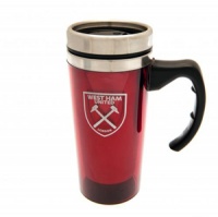 West Ham United - Club Crest Aluminium Travel Mug Photo
