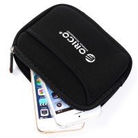 Orico - 2.5" Portable Hard Drive Protector Bag - Black Photo