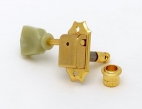 Gotoh SD90 SD Series Electric Guitar Vintage Style Locking Machine Heads Set with Keystone Buttons Photo