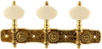 Gotoh Classical Guitar Machine Heads Set with Simulated Ivory Buttons Photo