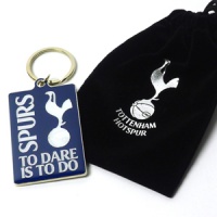 Tottenham Hotspur - To Dare Is to Do Keyring In Velvet Gift Bag Photo
