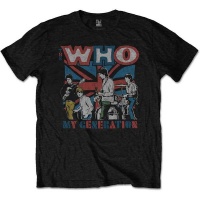 The Who My Generation Sketch Menâ€™s Black T-Shirt Photo