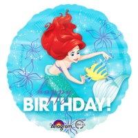 Anagram - 18" Circle Foil Balloon - Ariel Dream Big Birthday Photo