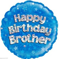 Brother Oaktree - 18" Birthday Foil Balloon - Photo