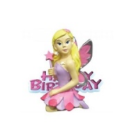Anniversary House - Cake Decoration Topper - Fairy & Happy Birthday Motto Photo