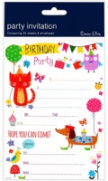 Open Birthday Party Invites Hanging Pads Photo