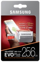 Samsung - MB-MC256G Evo Micro SD 256GB With Adapter Memory Card Photo