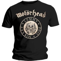 Motorhead Undercover Seal Newsprint Menâ€™s Black T-Shirt Photo