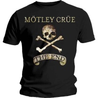 Motley Crue The End Menâ€™s Black T-Shirt Photo