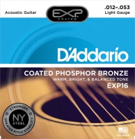 DAddario D'Addario EXP16-B25 12-53 EXP Coated Phosphor Bronze Light Acoustic Guitar Stings Photo