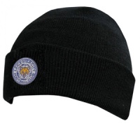 Leicester City - Cuff Knitted Hat - Black Photo