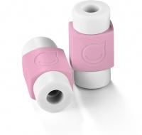 Ugreen Data Cable Tail Protection Sleeve - White and Pink Photo